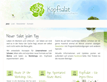 Tablet Screenshot of impro-kopfsalat.de